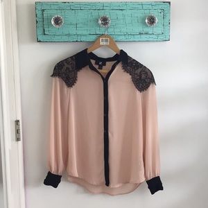 Pink&Black Blouse